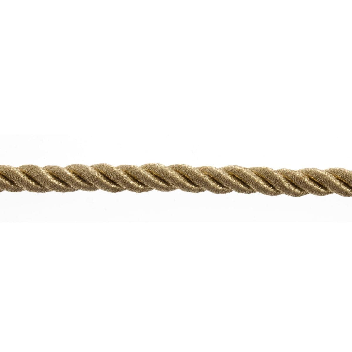 Essential Trimmings Ropes and Twine Gold Metallic Cord Trim. 3mm. Price per metre.  - The Sewing Studio
