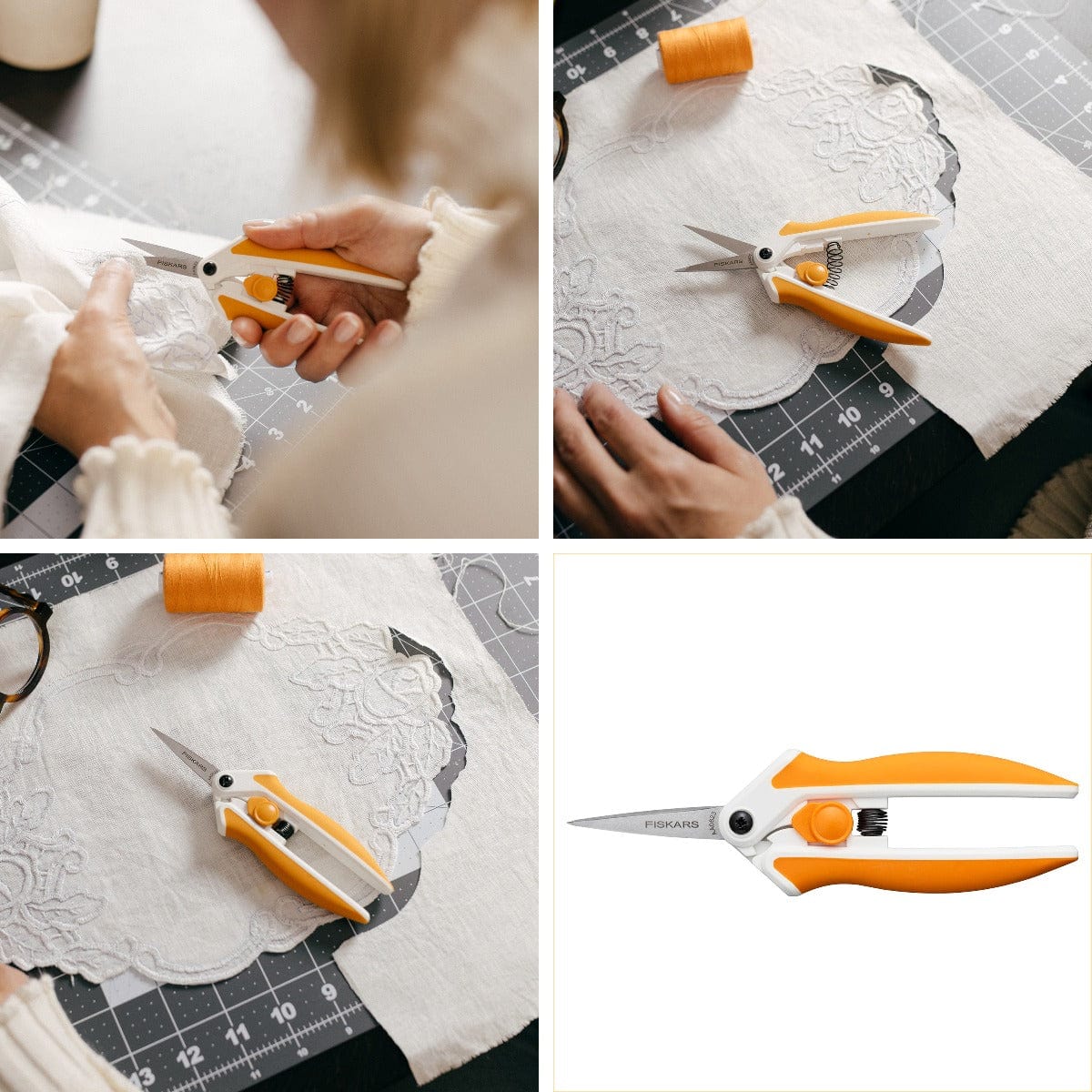 Fiskars Scissors Fiskars Soft Touch Micro Tips Fabric Scissors 15cm  - The Sewing Studio