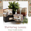 Moda Fluttering Leaves Daisy Duo Sugar Maple 9733-13 Lifestyle Image