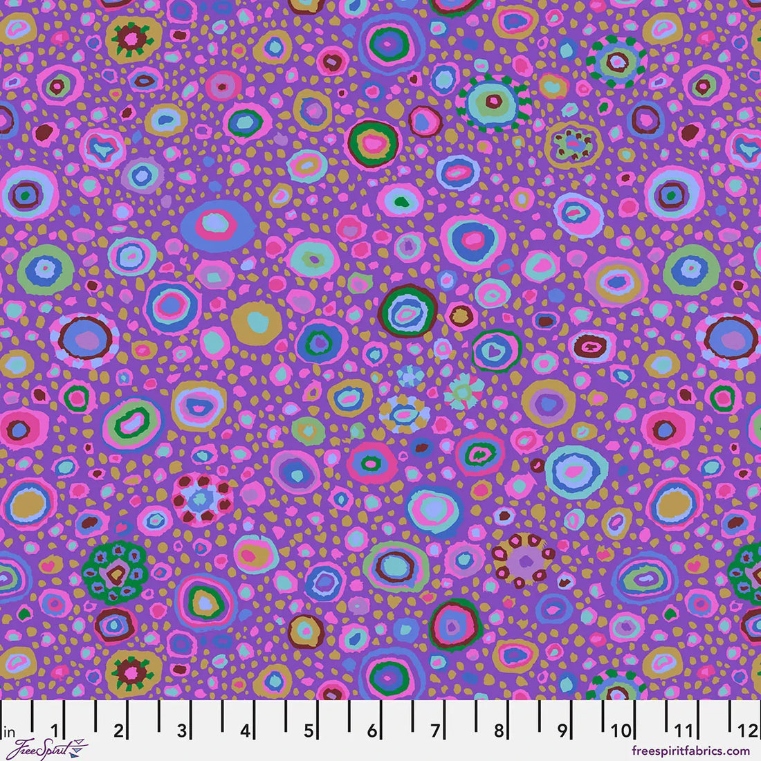 Freespirit Fabric Kaffe Fassett Ode to Roman Glass in Iris - The Sewing Studio