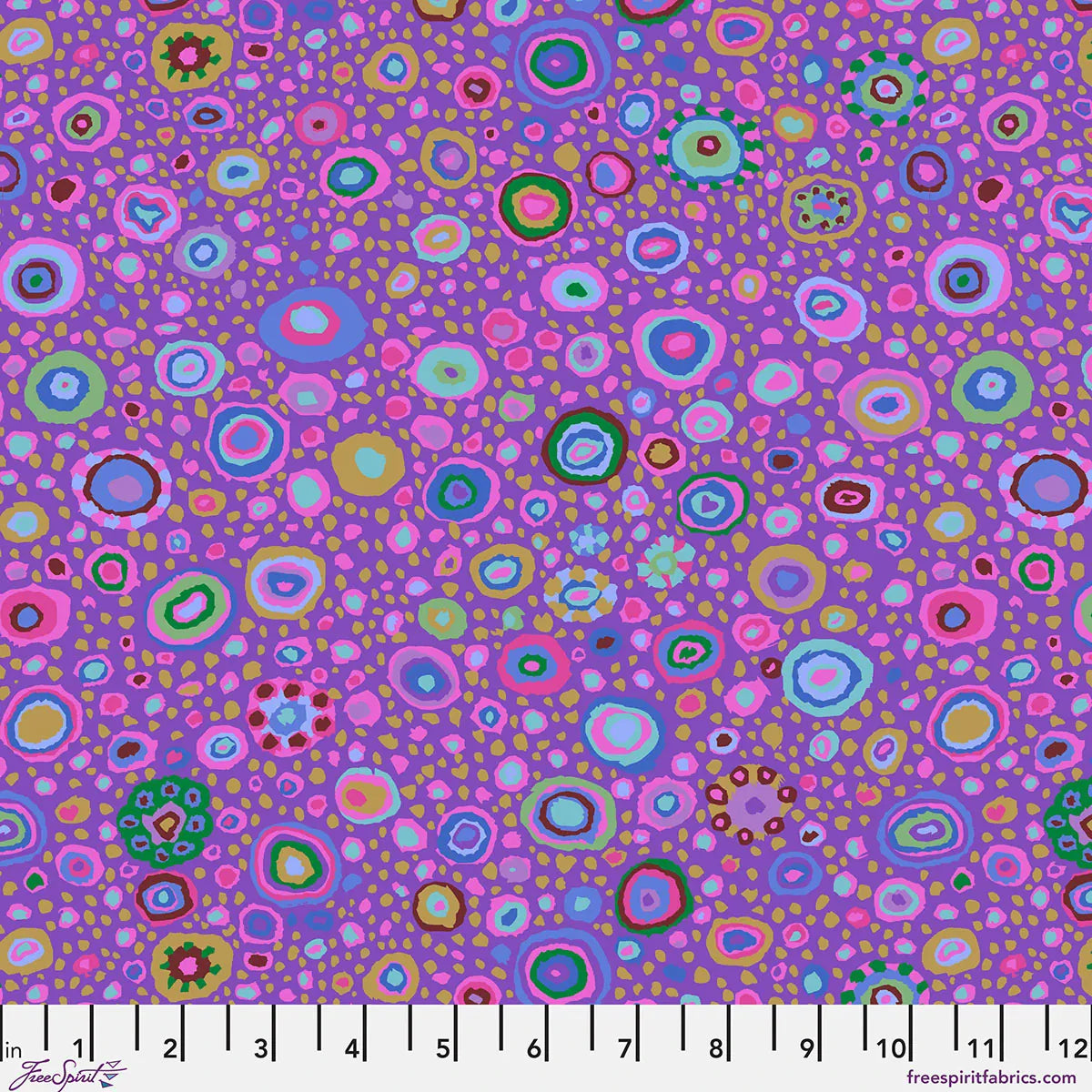 Freespirit Fabric Kaffe Fassett Ode to Roman Glass in Iris - The Sewing Studio
