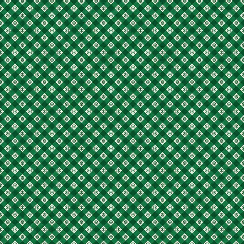 Green Christmas, Small Print Lewis and Irene Fabric Lewis & Irene Oh Christmas Tree Fabric - The Sewing Studio