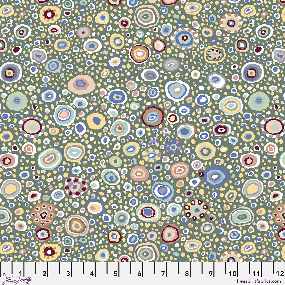 Freespirit Fabric Kaffe Fassett Ode to Roman Glass in Stone - The Sewing Studio