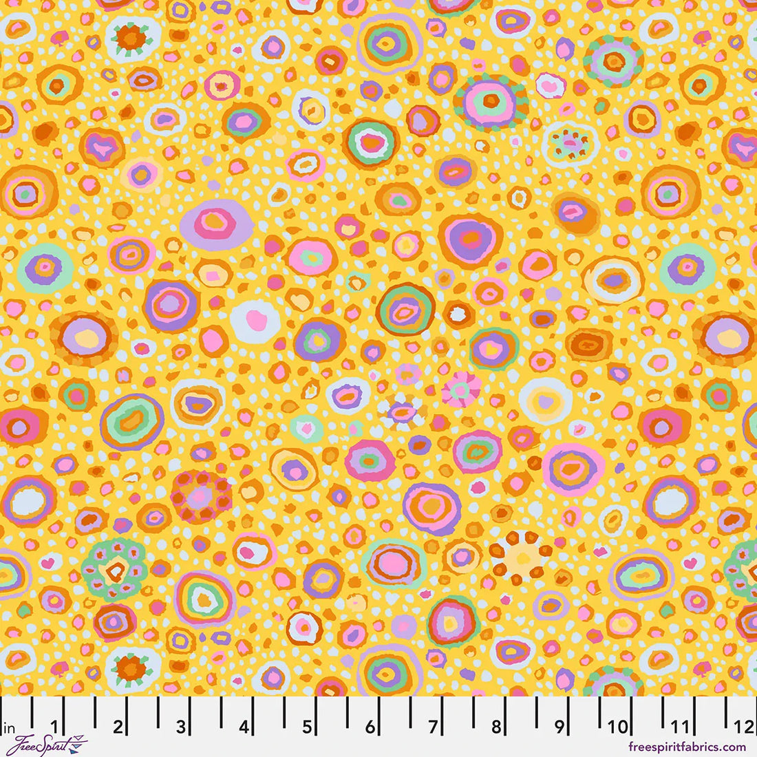 Freespirit Fabric Kaffe Fassett Ode to Roman Glass in Yellow - The Sewing Studio