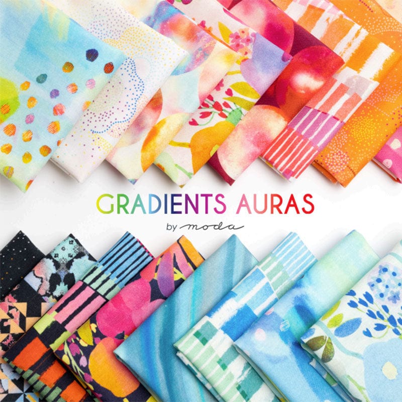 Moda Gradients Auras Watercolor Collage Turquoise 33731-13 Lifestyle Image