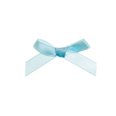 Groves Bows Ribbon Bow: Light Blue: 7mm. Price per bow.  - The Sewing Studio for sale UK - The Sewing Studio