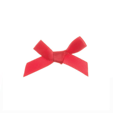 Groves Bows Ribbon Bow: Red: 7mm. Price per bow.  - The Sewing Studio for sale UK - The Sewing Studio