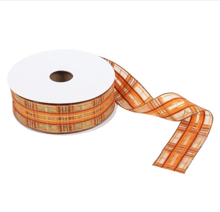 Groves Ribbon Premium Wire Edge Ribbon Tartan 38mm Wide  - The Sewing Studio