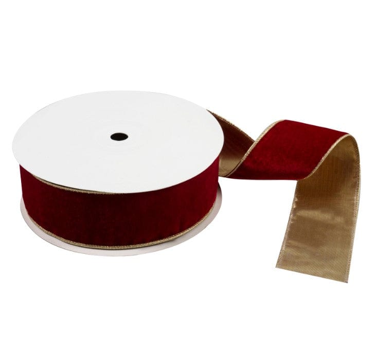 Groves Ribbon Premium Wire Edge Velvet Ribbon 63mm Wide  - The Sewing Studio