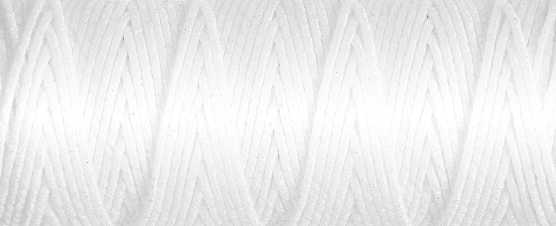 Gutermann Threads Gutermann Elastic Thread: Shirring: 10m reel. White  - The Sewing Studio