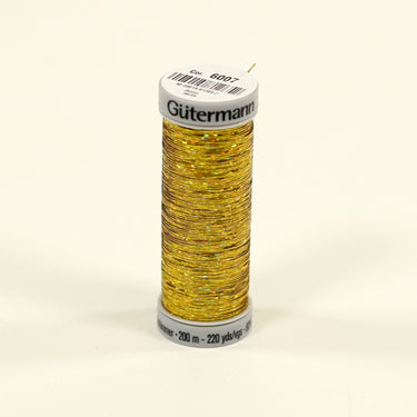 Gutermann Threads Gutermann Holoshimmer 200m Gold (Colour 6007)  - The Sewing Studio for sale UK - The Sewing Studio
