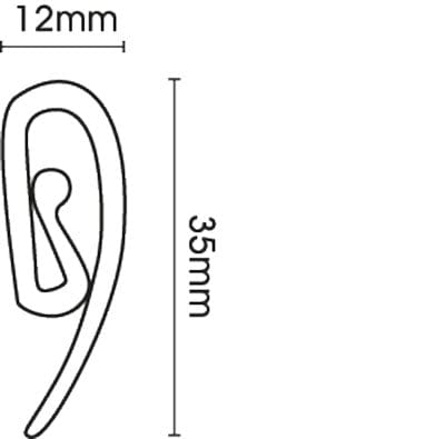 Hallis Hudson Quilting Accessories Plastic Curtain Hooks  - The Sewing Studio