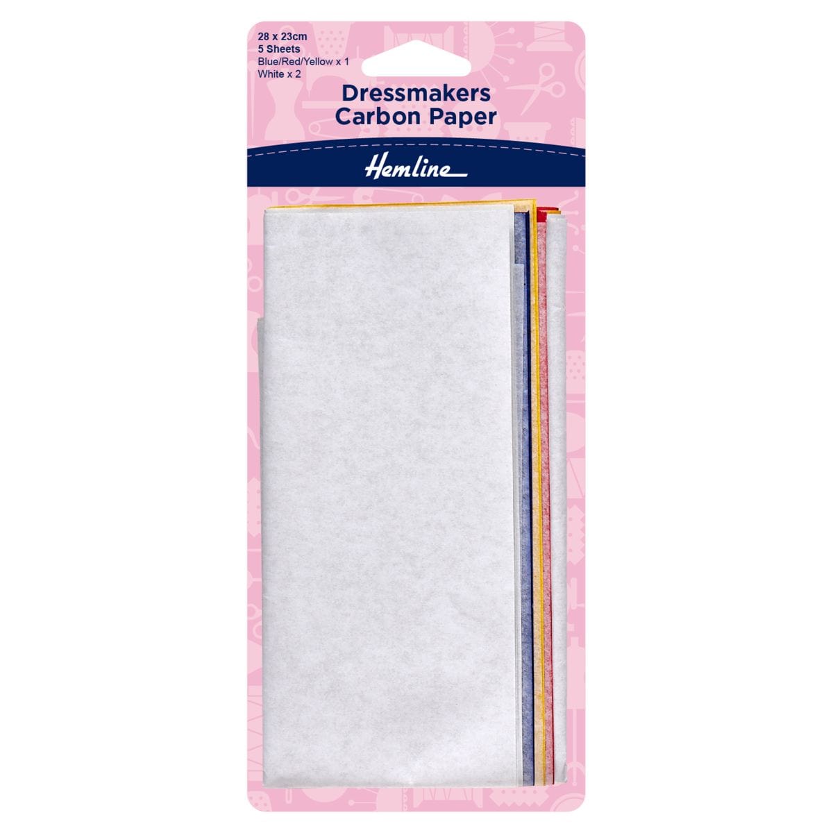 Hemline Dressmaking Supplies Dressmaker's Carbon Paper: 23 x 28cm  - The Sewing Studio