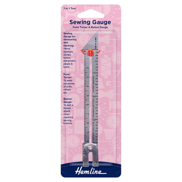 Hemline Dressmaking Supplies Sewing Gauge and Point Turner  - The Sewing Studio for sale UK - The Sewing Studio