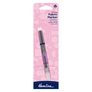 Hemline Pens Pencils Markers Vanishing Fabric Marker Pen Violet  - The Sewing Studio for sale UK - The Sewing Studio
