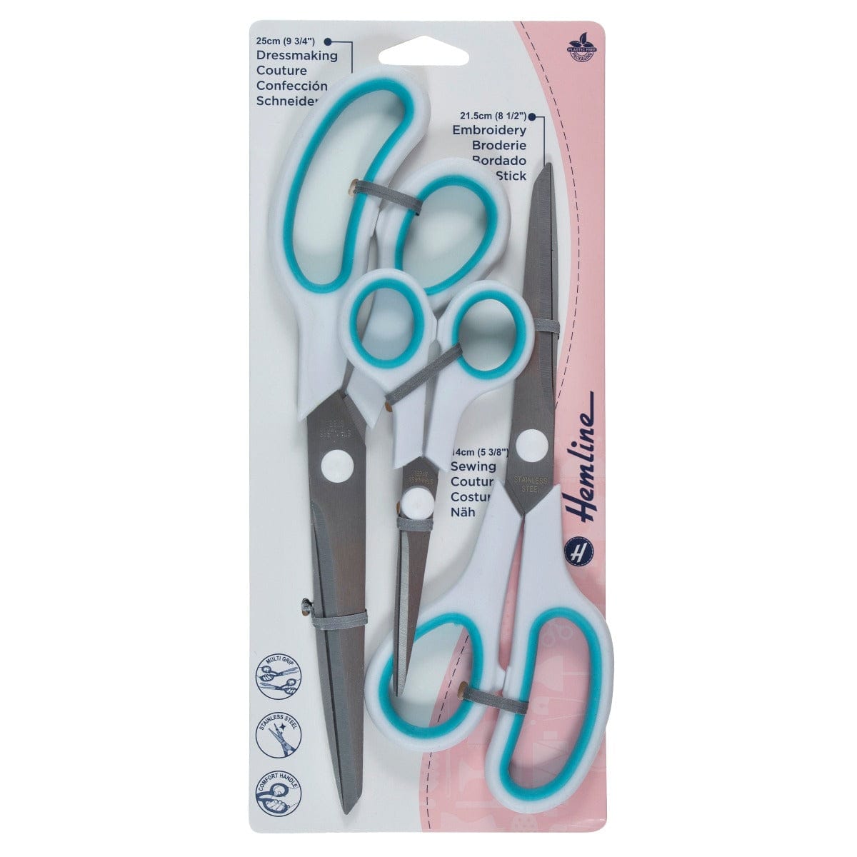 Hemline Scissors Scissor Set: 3 Piece  - The Sewing Studio