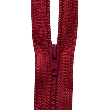 Hemline Zips Zip On The Roll: Red: sold by the metre  - The Sewing Studio for sale UK - The Sewing Studio