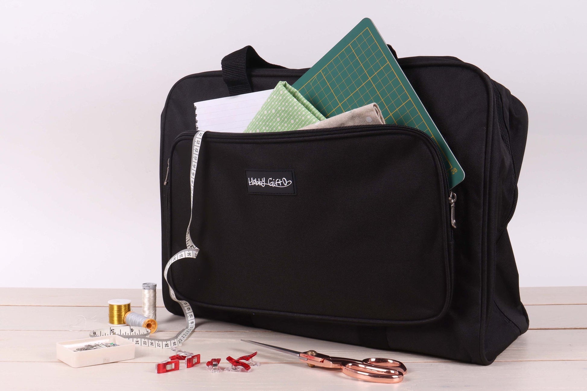 HobbyGift Bags Sewing Machine Bag Black Fits Standard Domestic Sewing Machine  - The Sewing Studio