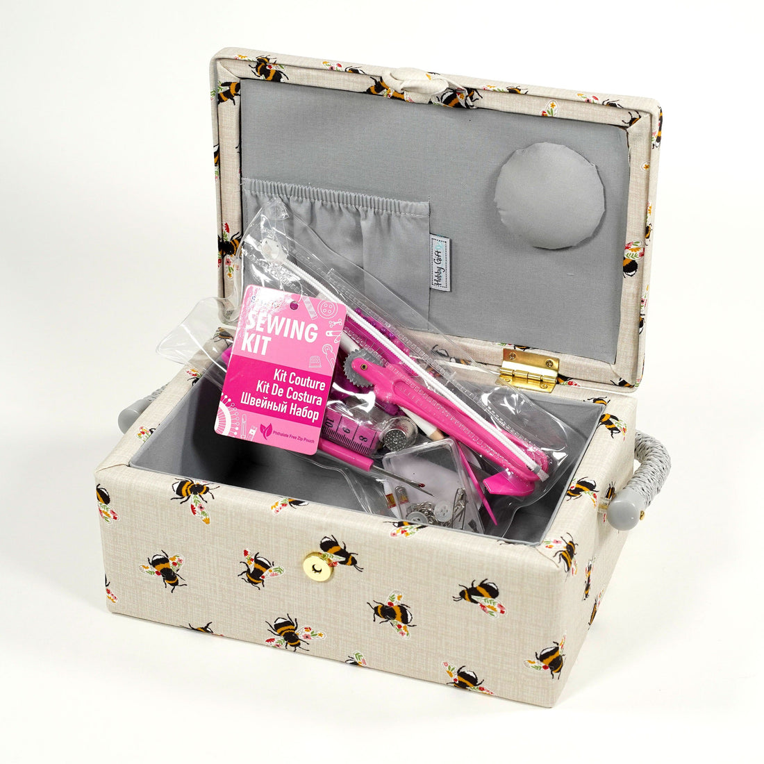 HobbyGift Sewing Tins and Boxes Ready to Go Sewing Box  - The Sewing Studio