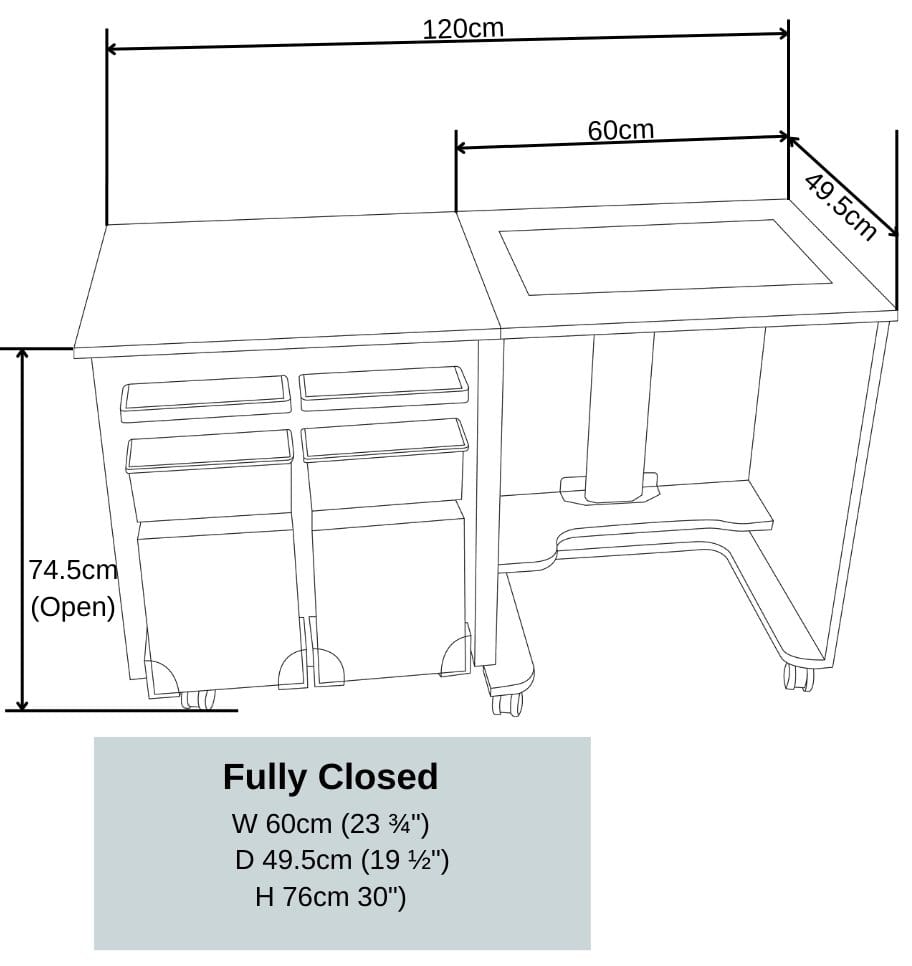 Horn Cub Plus Sewing Cabinet