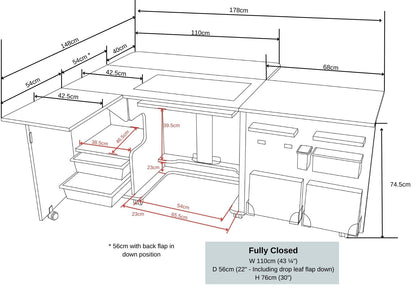 Horn Eclipse XL Sewing Cabinet