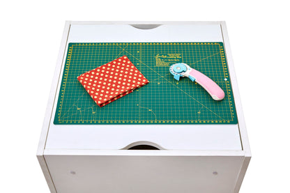 Horn Elements Storage Chest Unit White