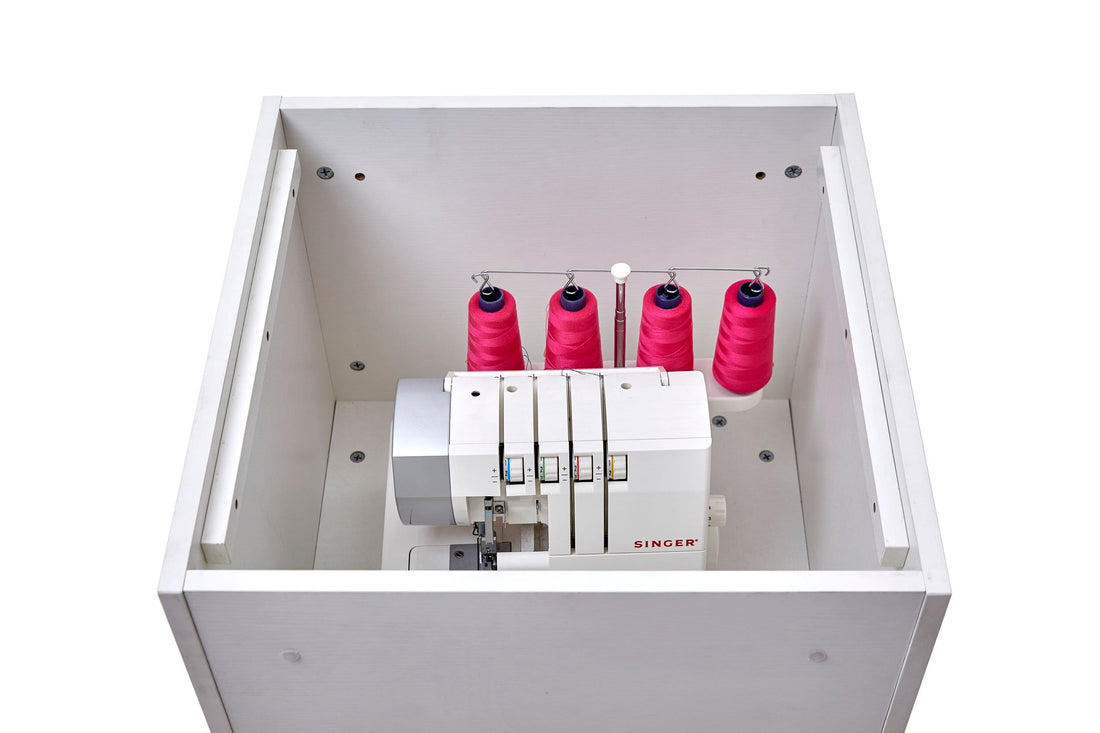 Horn Elements Storage Chest Unit White
