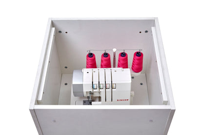 Horn Elements Storage Chest Unit White