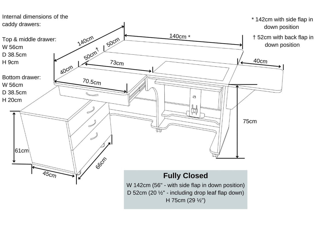 Horn Super Q Sewing Cabinet