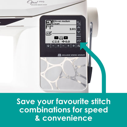 Husqvarna Sewing Machines Husqvarna Opal 690Q Sewing Machine  - The Sewing Studio
