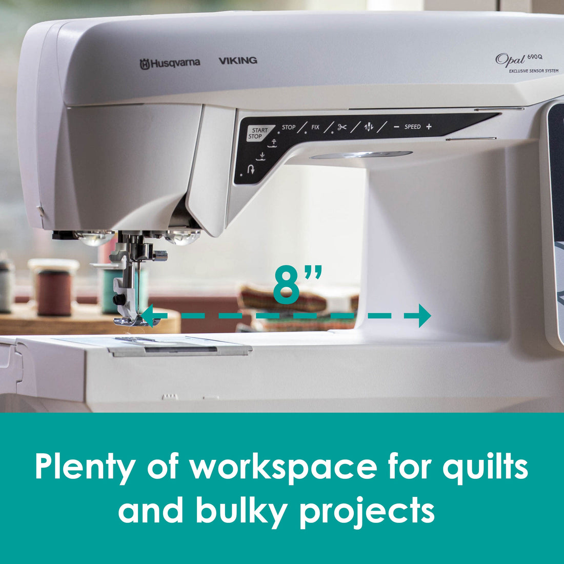 Husqvarna Sewing Machines Husqvarna Opal 690Q Sewing Machine  - The Sewing Studio