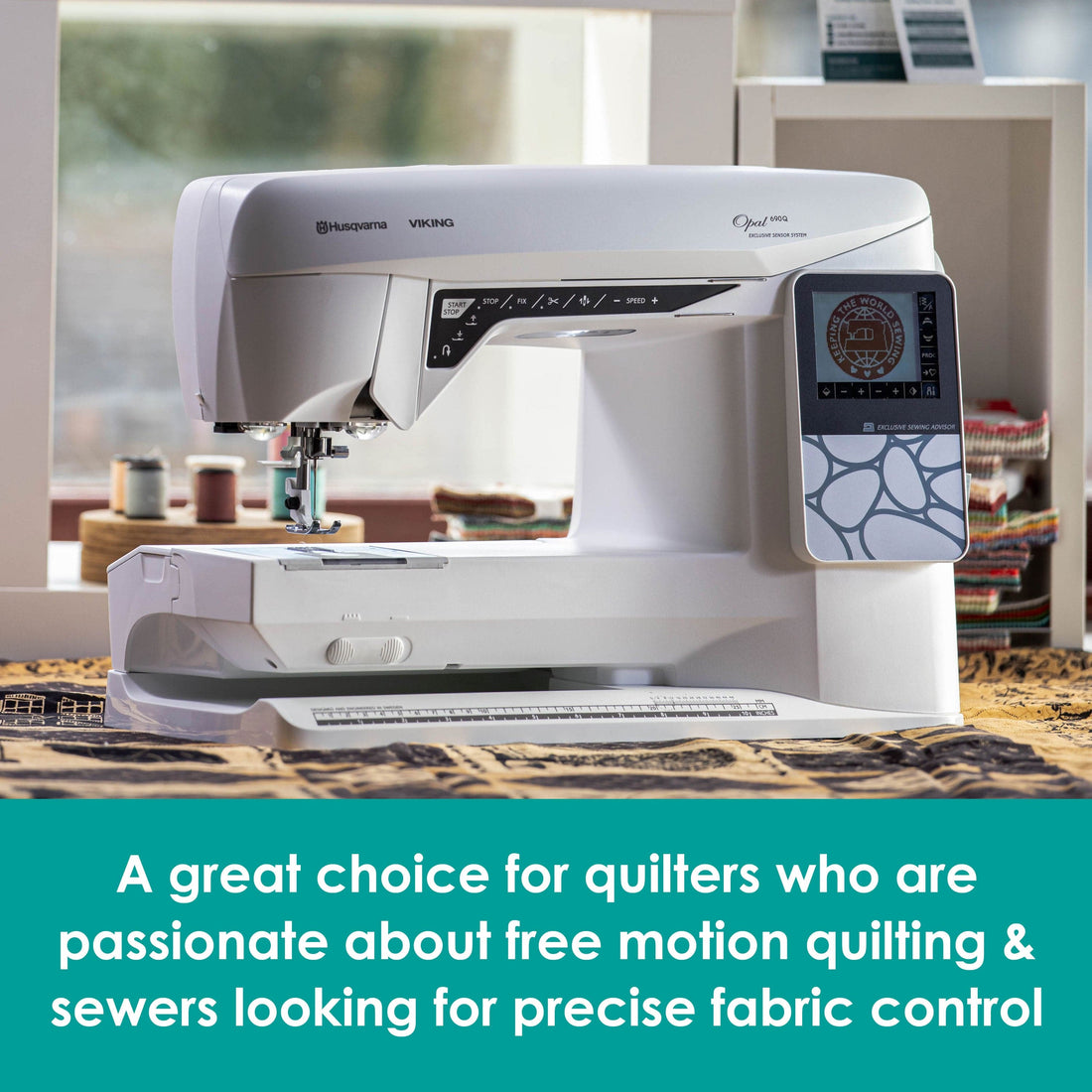 Husqvarna Sewing Machines Husqvarna Opal 690Q Sewing Machine  - The Sewing Studio