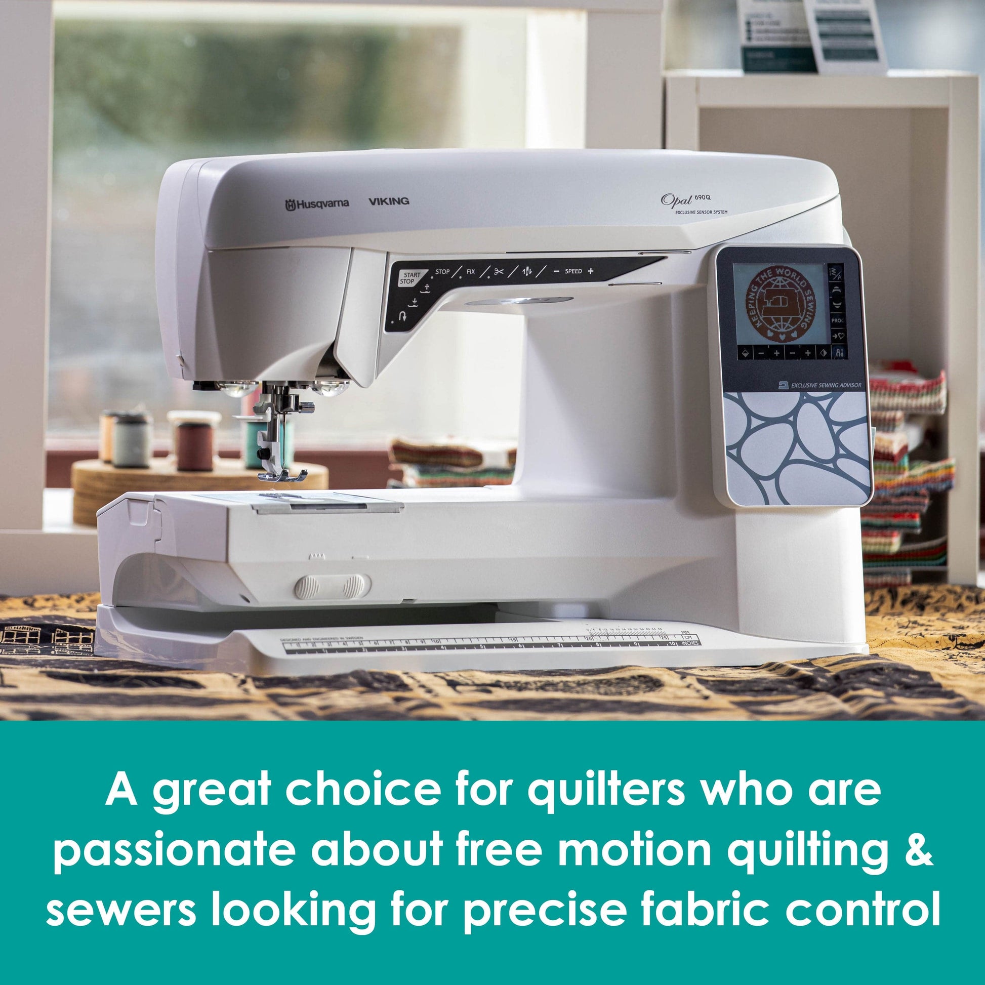 Husqvarna Sewing Machines Husqvarna Opal 690Q Sewing Machine  - The Sewing Studio