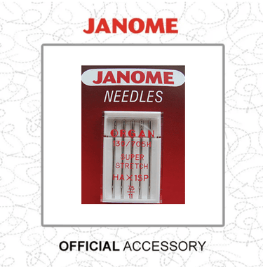 Janome Machine Needles Janome HA 15X1SP Ball Point / Stretch Needle - Size 75/11  - The Sewing Studio for sale UK - The Sewing Studio