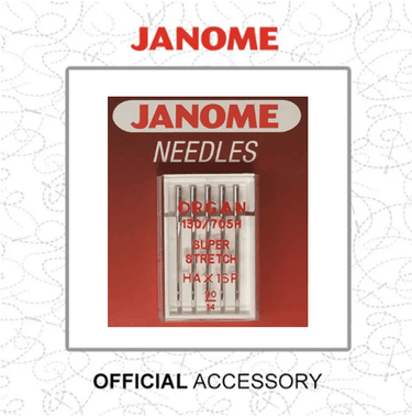 Janome Machine Needles Janome HA 15X1SP Ball Point / Stretch Needle - Size 90/14  - The Sewing Studio for sale UK - The Sewing Studio