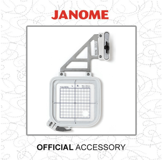 Janome Sewing Machine Accessories Janome Embroidery Hoop SQ10E 100m x 100m 819401007  - The Sewing Studio