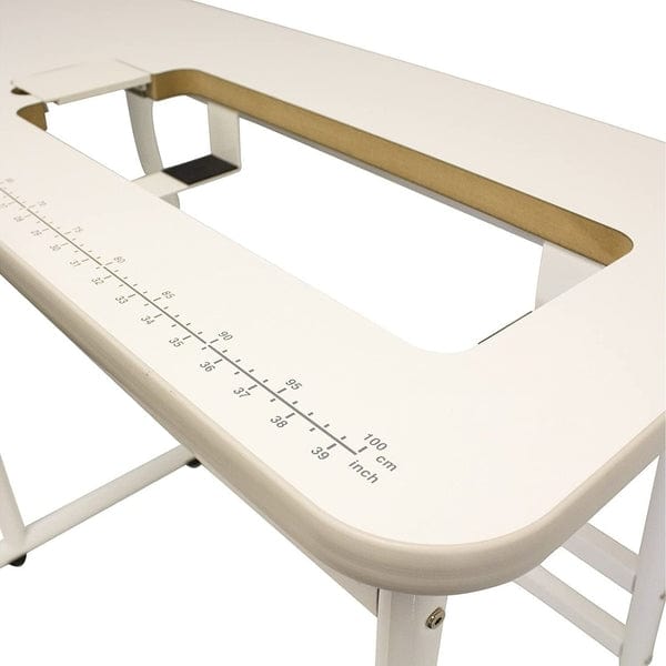 Janome Sewing Machine Accessories Janome White Table/Stand Unit Suitable for 1600p 6600p HD9  - The Sewing Studio