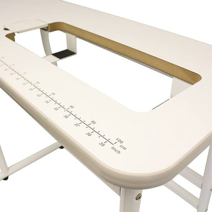 Janome Sewing Machine Accessories Janome White Table/Stand Unit Suitable for 1600p 6600p HD9  - The Sewing Studio