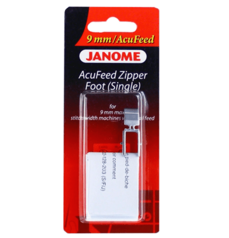 Janome Sewing Machine Accessories Janome Zipper Foot for AcuFeed HP2 202128007  - The Sewing Studio