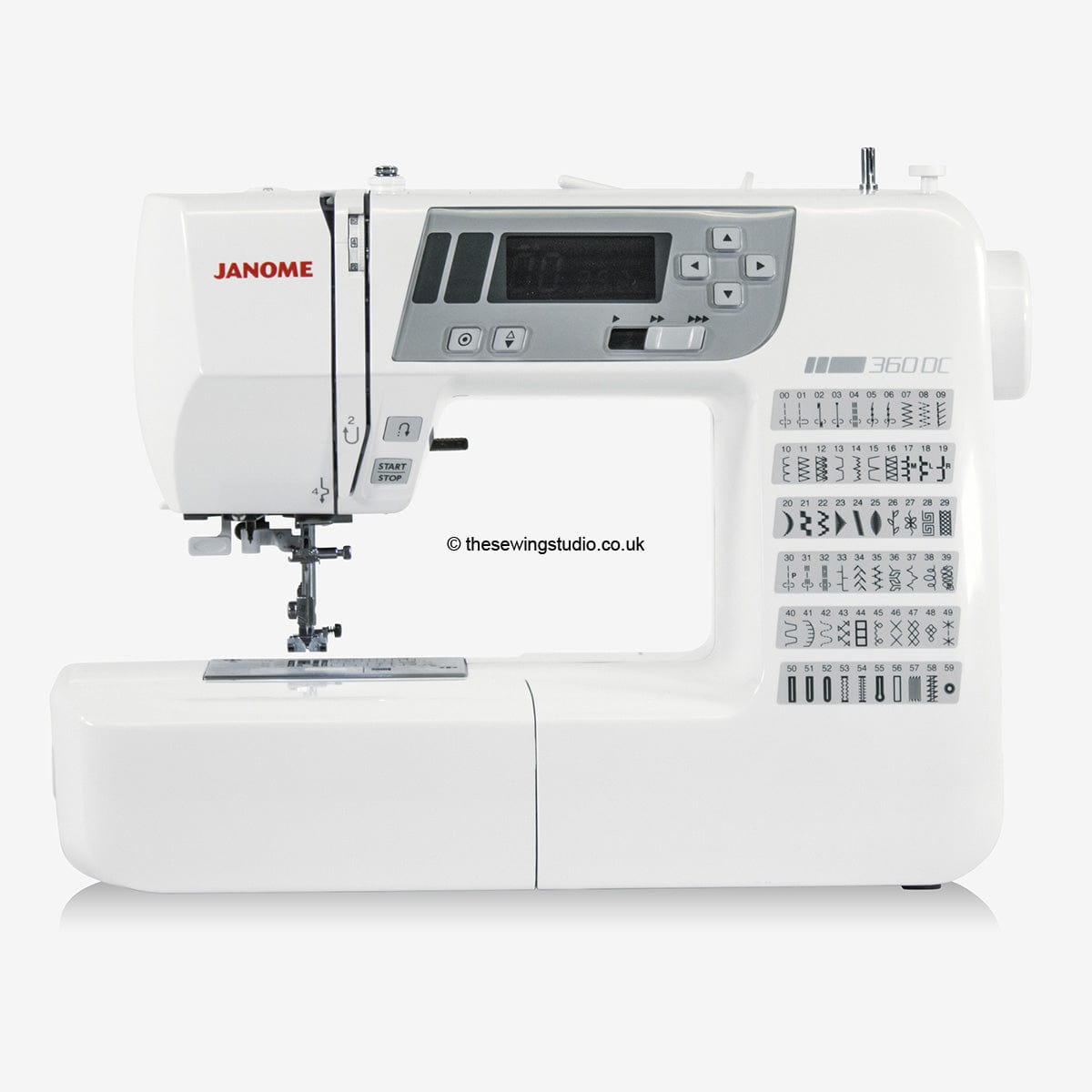Janome Sewing Machines EX-DISPLAY Janome 360DC Sewing Machine  - The Sewing Studio