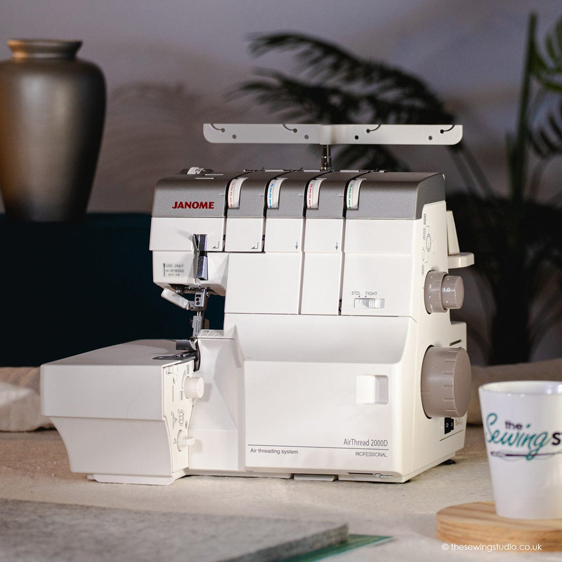 Janome Sewing Machines EX-DISPLAY Janome AT2000D Air Threader Professional Overlocker  - The Sewing Studio