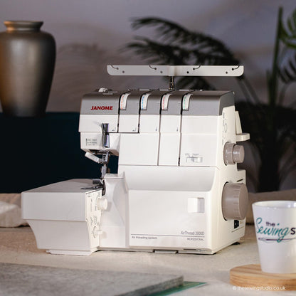Janome Sewing Machines EX-DISPLAY Janome AT2000D Air Threader Professional Overlocker  - The Sewing Studio