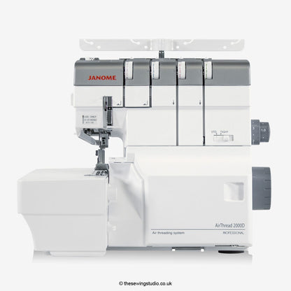 Janome Sewing Machines EX-DISPLAY Janome AT2000D Air Threader Professional Overlocker  - The Sewing Studio
