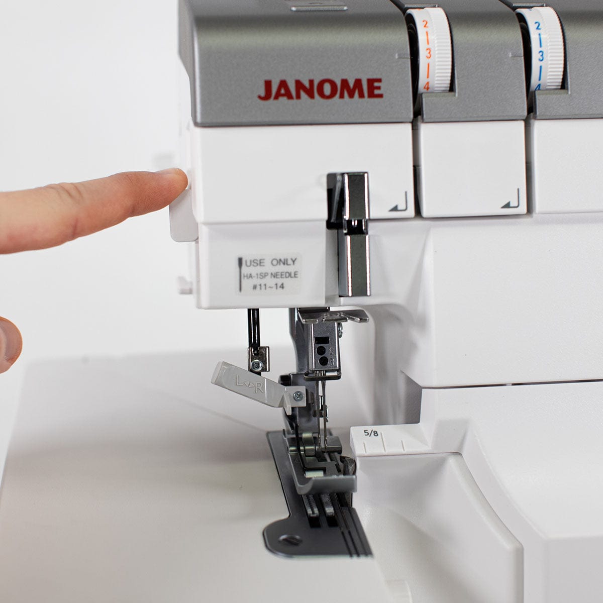 Janome Sewing Machines EX-DISPLAY Janome AT2000D Air Threader Professional Overlocker  - The Sewing Studio