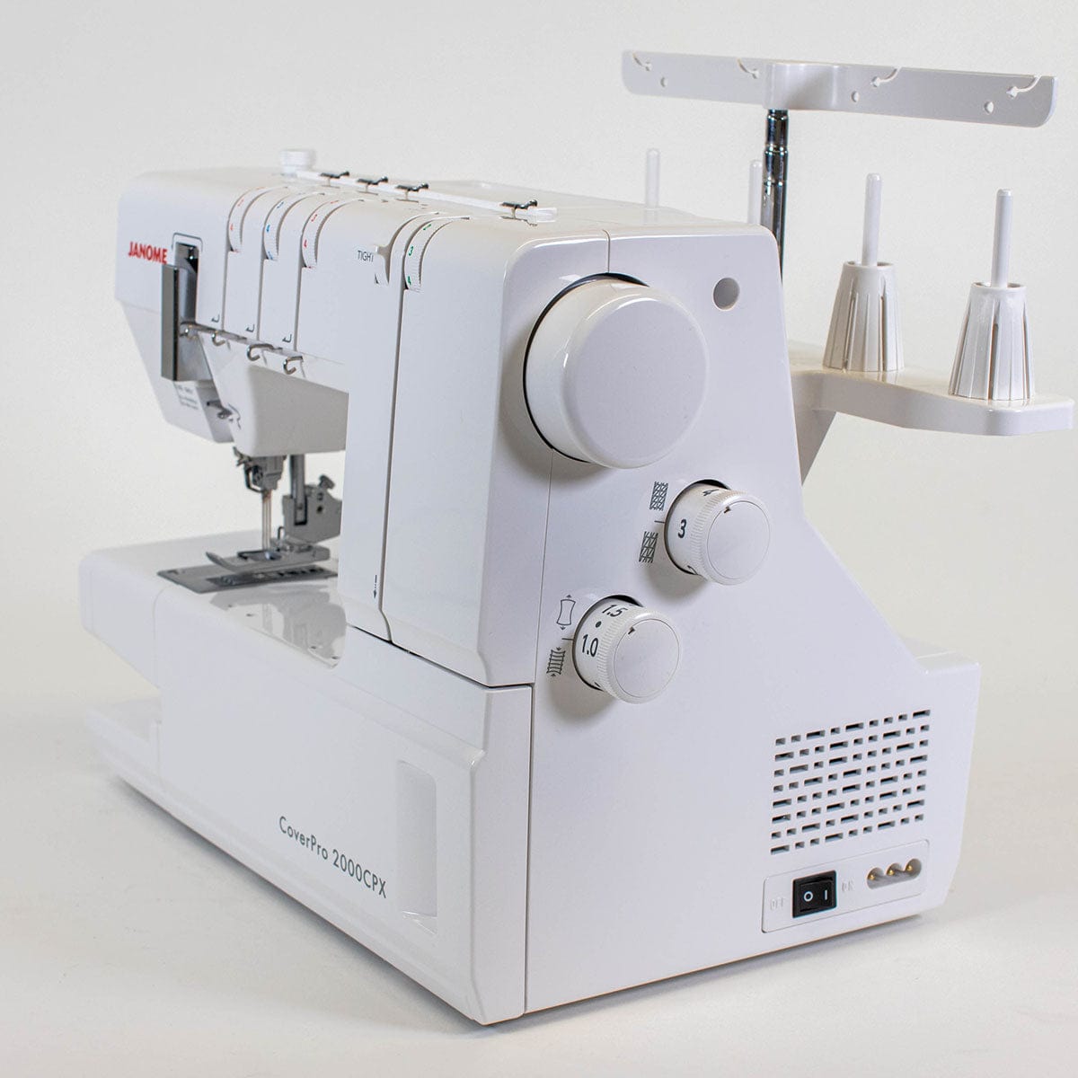 Janome Sewing Machines EX-DISPLAY Janome CoverPro 2000CPX Coverstitch Machine  - The Sewing Studio