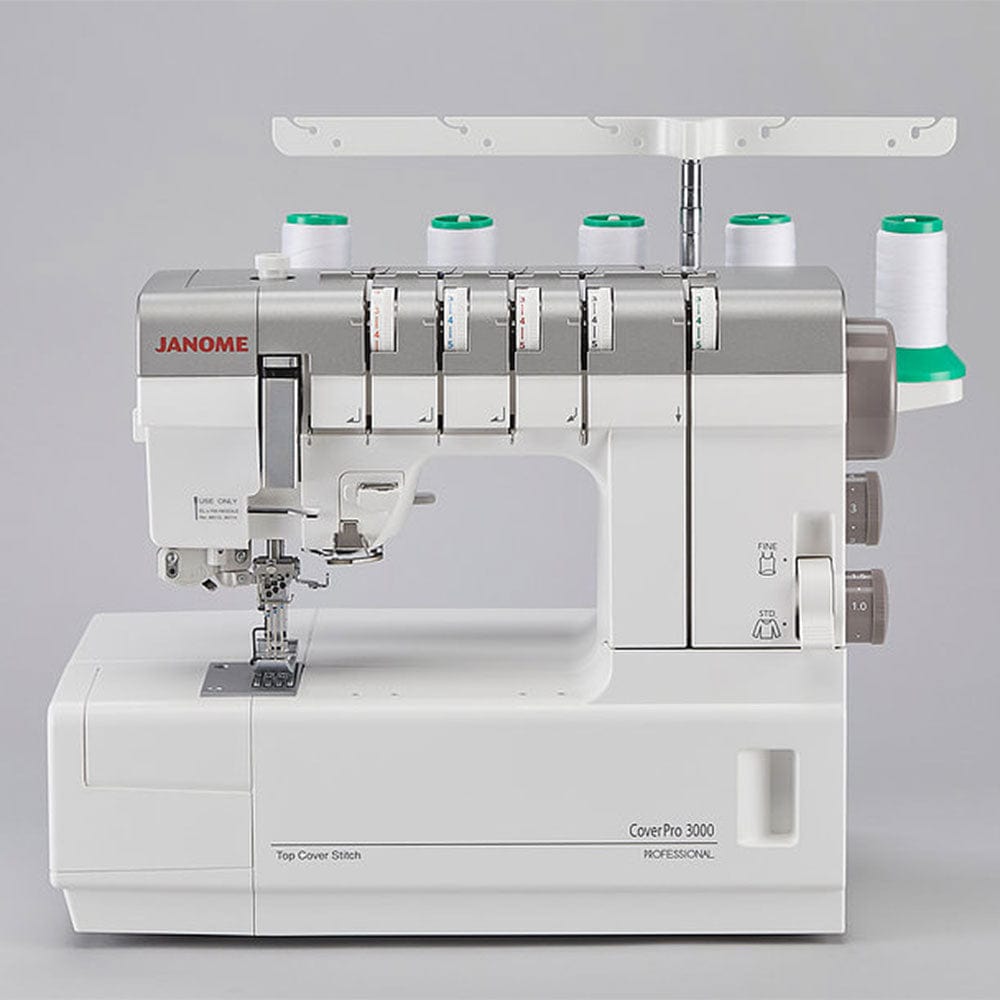 Janome Sewing Machines EX-DISPLAY Janome CoverPro 3000 Professional Coverstitch Machine  - The Sewing Studio