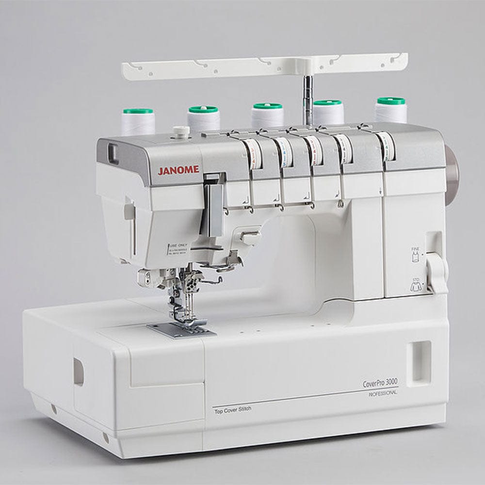 Janome Sewing Machines EX-DISPLAY Janome CoverPro 3000 Professional Coverstitch Machine  - The Sewing Studio