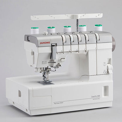 Janome Sewing Machines EX-DISPLAY Janome CoverPro 3000 Professional Coverstitch Machine  - The Sewing Studio