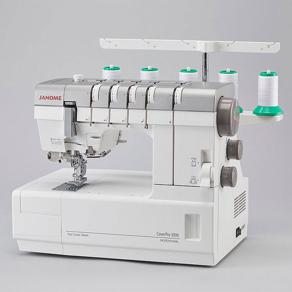 Janome Sewing Machines EX-DISPLAY Janome CoverPro 3000 Professional Coverstitch Machine  - The Sewing Studio