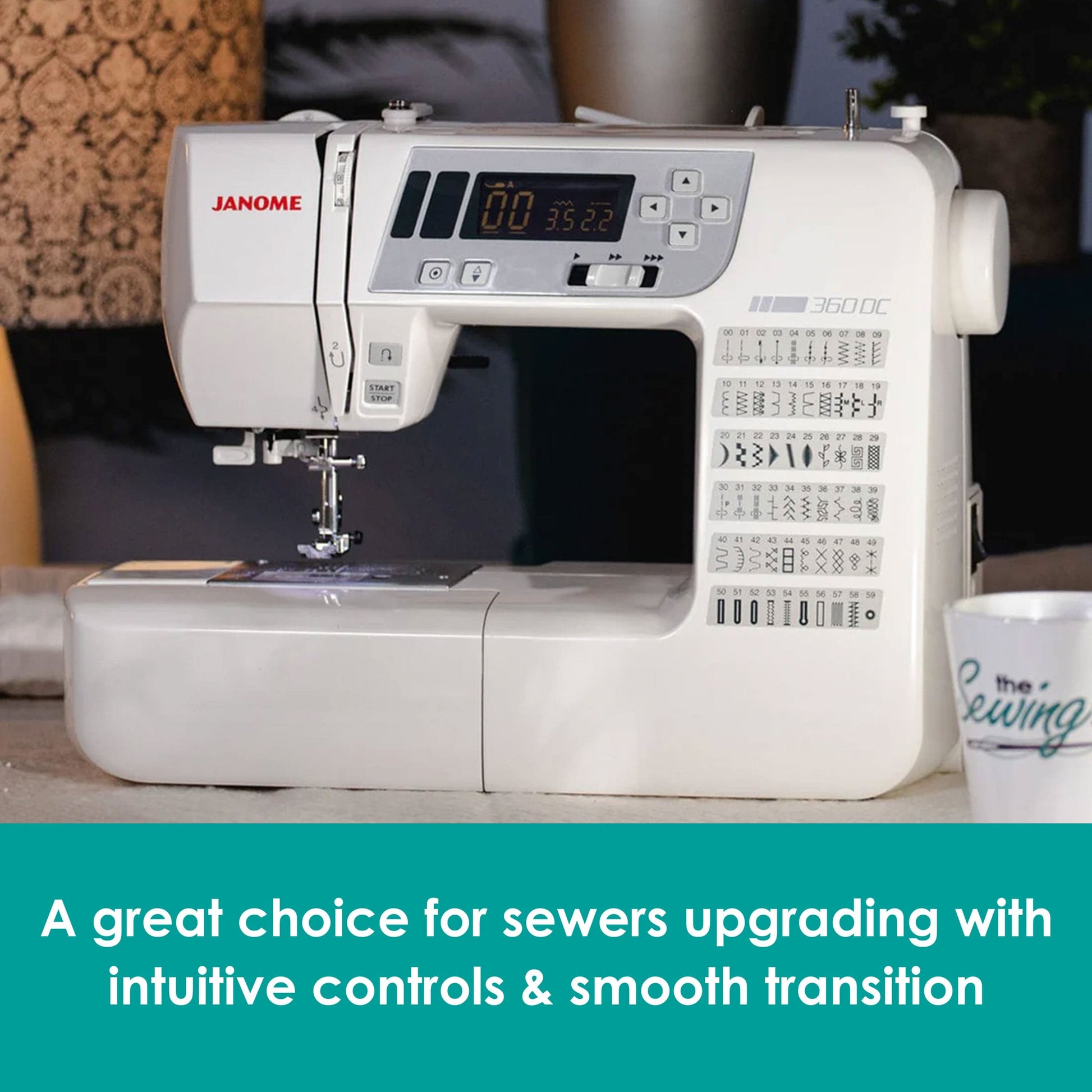 Janome Sewing Machines Janome 360DC Sewing Machine  - The Sewing Studio